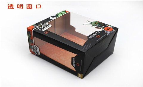 廠家定制玩具包裝盒瓦楞盒包裝，高質(zhì)量印刷透明窗口設計高端定制