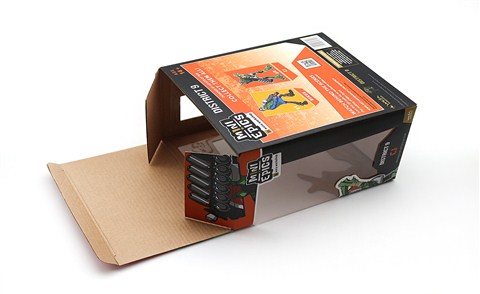 廠家定制玩具包裝盒瓦楞盒包裝，高質(zhì)量印刷透明窗口設計高端定制