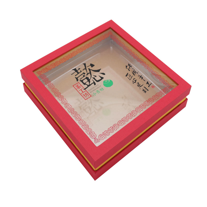 茶葉禮品手工盒，翻蓋膠盒